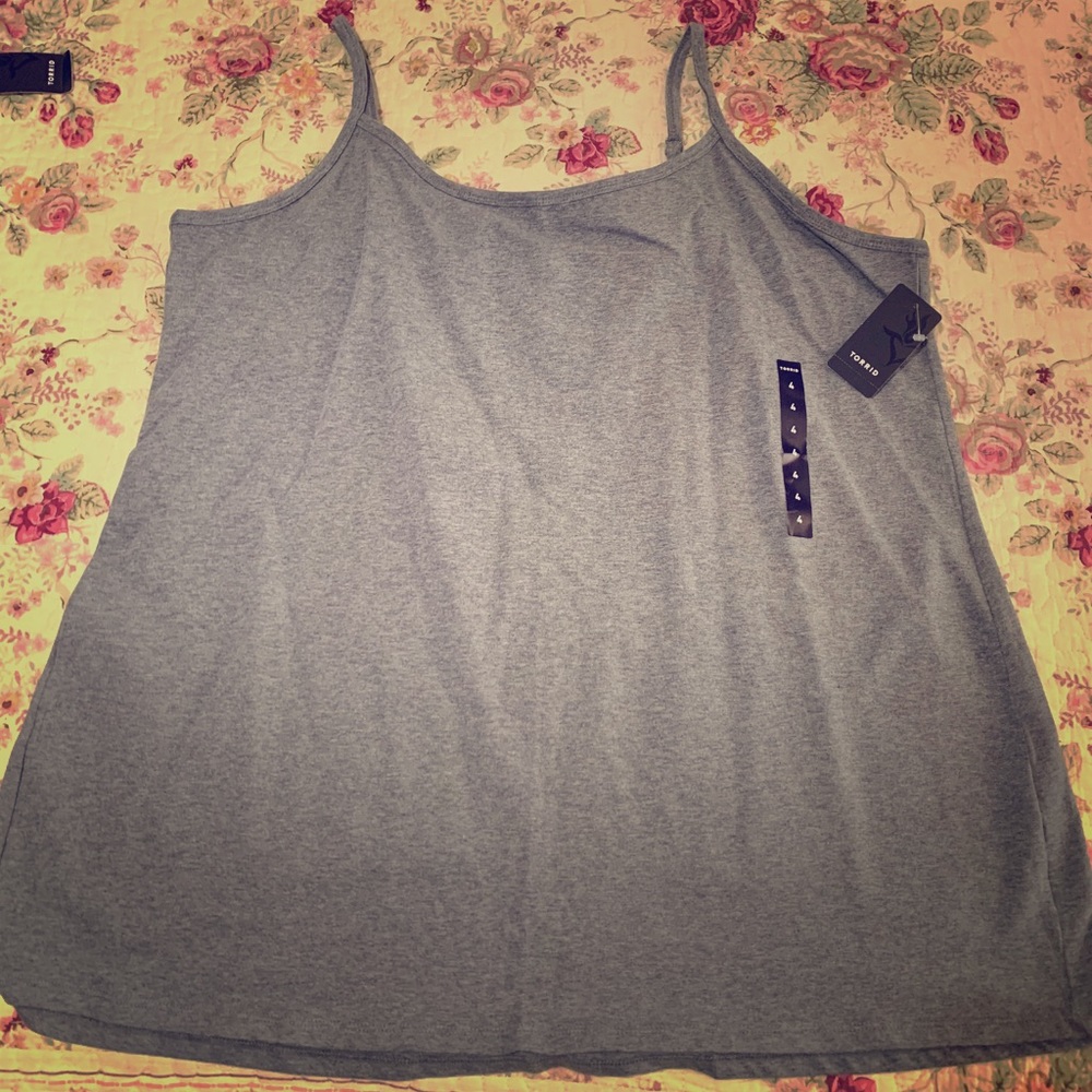 NWT Torrid Gray Camisole Top Size 4